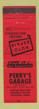 Matchbook Cover - Perry's Garage Dickson TN