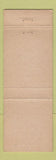 Matchbook Cover - English Bay Upholstering Vancouver BC