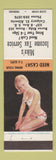 Matchbook Cover - Mike's Income Tax Service Calgary AB pinup WEAR