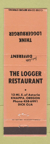 Matchbook Cover - Logger Restaurant Knappa OR WEAR