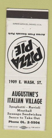 Matchbook Cover - Augustine's Italian Village Restaurant