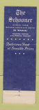 Matchbook Cover - The Schooner Restaurant Waikiki Hawaii