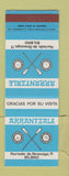 Matchbook Cover - Arrantzale Restaurant Bilbao Spain SAMPLE