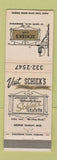 Matchbook Cover - Schiek's Cafe Minneapolis MN
