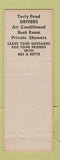 Matchbook Cover - Rex & Bette's Restaurant Spring Green WI