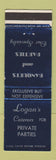 Matchbook Cover - Logan's Catering Rochester NY WEAR
