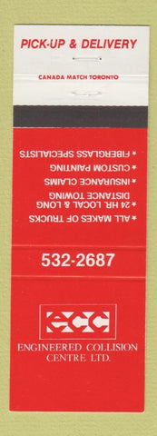 Matchbook Cover - Engineered Collision Center Auto Repair