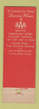 Matchbook Cover - Baron Steuben Hotel Corning NY