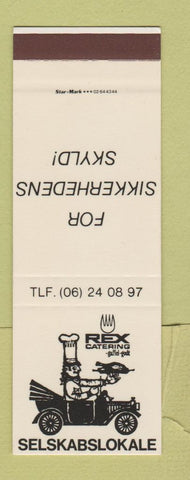 Matchbook Cover - Selskabslokale Rex Catering Foreign SAMPLE