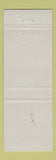 Matchbook Cover - Polly and Jean Restaurant Sussex NB BLUE