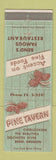 Matchbook Cover - Pine Tavern Bend OR restaurant