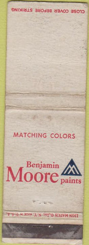 Matchbook Cover - Benjamin Moore Paints WORN
