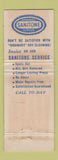 Matchbook Cover - Sanitone Cleaners Lily White Sarasota FL WEAR