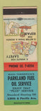 Matchbook Cover - Parkland Fuel Oil Marv Tommervik's WA?