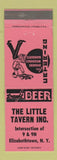 Matchbook Cover - The Little Tavern Inc Elizabethtown NY restaurant WEAR
