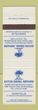 Matchbook Cover - Eaton Diesel Repairs Mississauga ON