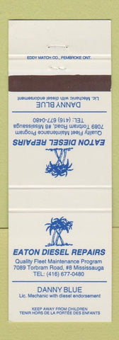 Matchbook Cover - Eaton Diesel Repairs Mississauga ON