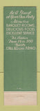 Matchbook Cover - Kugler's Restaurant Philadelphia PA