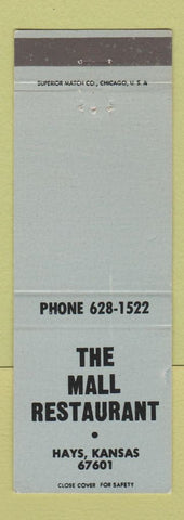 Matchbook Cover - Mall Restaurant Hays KS