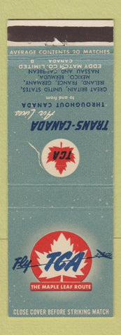 Matchbook Cover - TCA Airlines Trans Canada