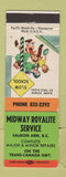 Matchbook Cover - Midway Royalite Service Salmon Arm BC