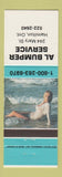 Matchbook Cover - Al Bumper Service Hamilton ON pinup