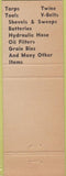 Matchbook Cover - Moe Motor Co Wolf Point MT Farm Ranch