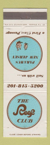 Matchbook Cover - The Reef Club Paramus NJ WEAR