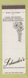 Matchbook Cover - Schueler's Restaurant Cincinnati OH