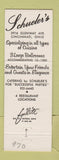 Matchbook Cover - Schueler's Restaurant Cincinnati OH