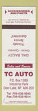 Matchbook Cover - TC Auto Deer Lake NL NF SAMPLE