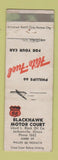 Matchbook Cover - Phillips 66 oil gas Jacksonville IL Blackhawk Motor Court WEAR