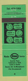 Matchbook Cover - Nicholas Esso oil gas Drummond QC