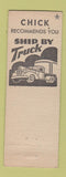 Matchbook Cover - Phillips 66 oil gas Chick's Station Pineville MO BLUE