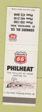 Matchbook Cover - Phillips 66 oil gas Connors St Bonifacius MN