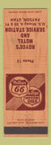 Matchbook Cover - Phillips 66 oil gas Royce's Motel Payson UT WEAR