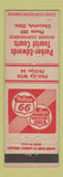 Matchbook Cover - Phillips 66 oil gas Parker Edwards Motel Checotah OK