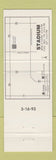 Matchbook Cover - Stadium GM Oldsmobile Buick Pontiac GMC Trucks Salem OH