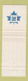 Matchbook Cover - 1973 Chevrolet Oldsmobile AA Blais Montmagny QC