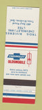Matchbook Cover - 1973 Chevrolet Oldsmobile Trois Rivieres QC