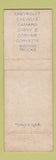 Matchbook Cover - 1967 Chevrolet Lewis Danville PA