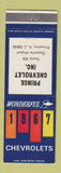 Matchbook Cover - 1967 Chevrolet Prince Princeton NJ