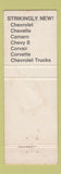 Matchbook Cover - 1968 Chevrolet Harvey's Whitehouse NJ WEAR