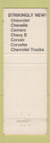 Matchbook Cover - 1968 Chevrolet Keller Chohany Marysville PA