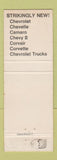 Matchbook Cover - 1968 Chevrolet Lindsey Feiber Bogalusa LA