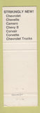 Matchbook Cover - 1968 Chevrolet Heilman Buick Cambridge NE