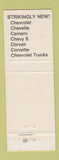 Matchbook Cover - 1968 Chevrolet Cochran Oldsmobile Eaton Rapids MI