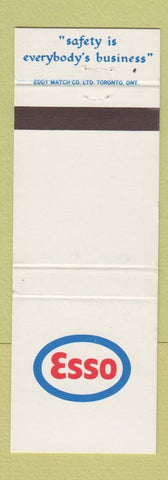 Matchbook Cover - Esso oil gas Canada