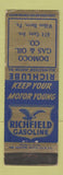 Matchbook Cover - Richfield oil gas Domoco Wilkes Barre PA