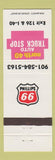 Matchbook Cover - Phillips 66 oil gas North 40 Auto Truck Stop